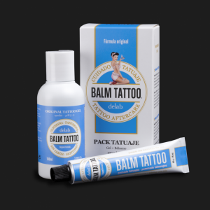 PACHET ORIGINAL BALM PENTRU ÎNGRIJIREA TATUAJULUI ÎN DOUĂ ETAPE (IGIENĂ + PROTECȚIE)